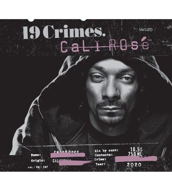 19 Crimes Snoop Dogg Cali Rose 750ml