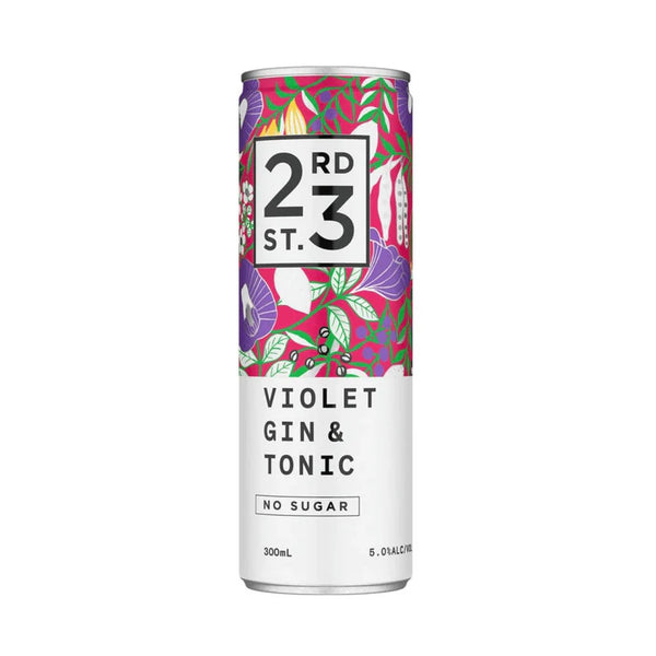 23rd Street Distillery Violet Gin & Tonic 300mL