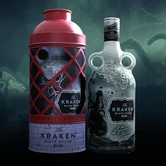 Kraken Legendary Survivor Series The Lighthouse Keeper Limited Edition Black Spiced Rum 700mL