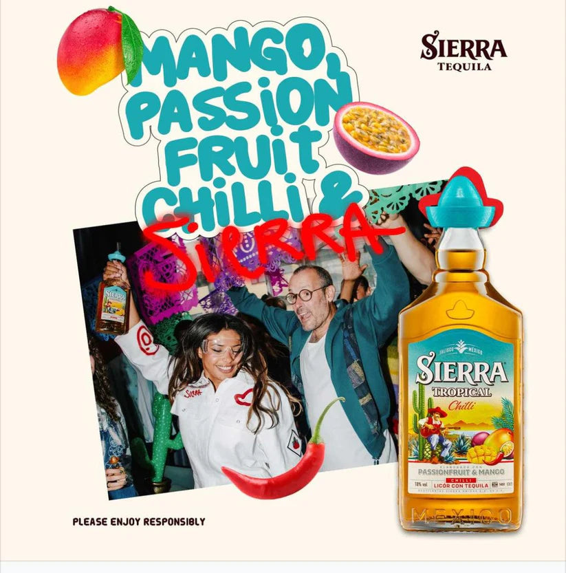 Sierra Tequila Tropical Chilli 700mL