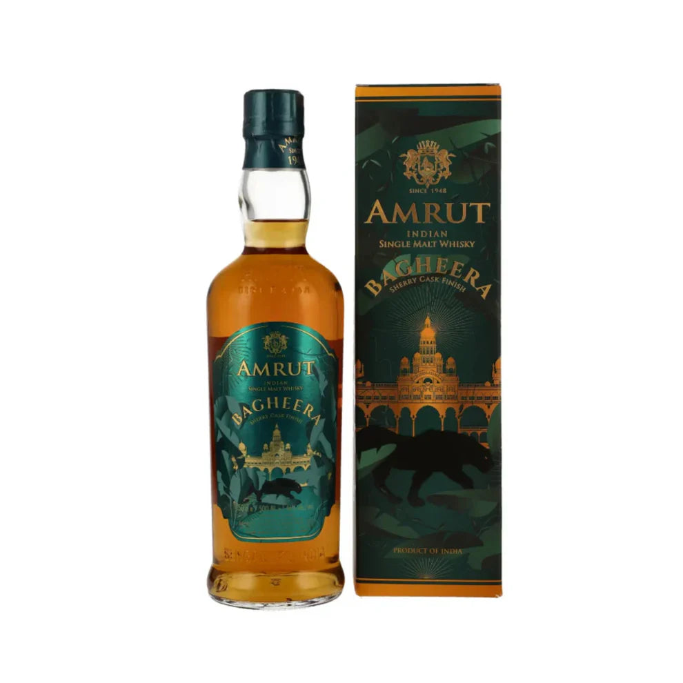 Amrut Bagheera Sherry Cask Finish Single Malt Indian Whisky 500ml