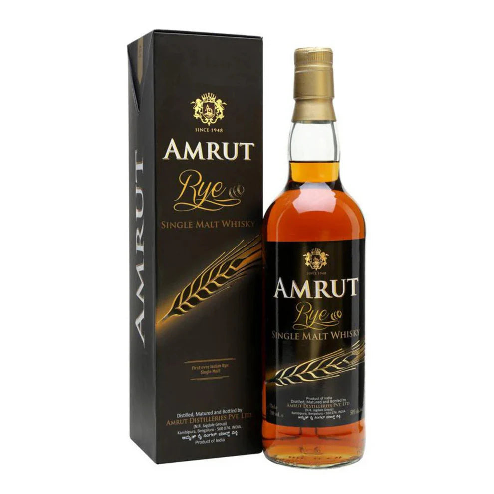 Amrut Rye Single Malt Indian Whisky 700ml