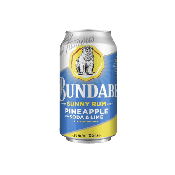 Bundaberg Pineapple with Soda & Lime Limited Edition Cans 24x375ml
