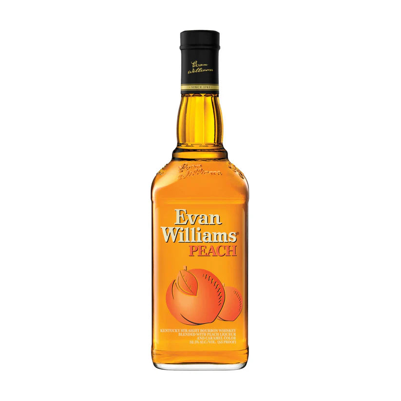 Evan Williams Peach Kentucky Straight Bourbon Whiskey 750ml