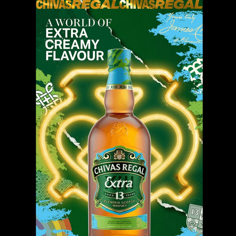 Chivas Extra 13 Year Old Irish Cask Scotch Whisky 1L