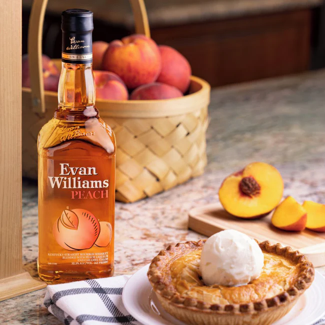 Evan Williams Peach Kentucky Straight Bourbon Whiskey 750ml