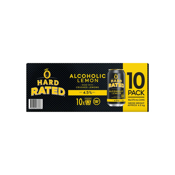Hard Rated 10 Pack Can 375mL