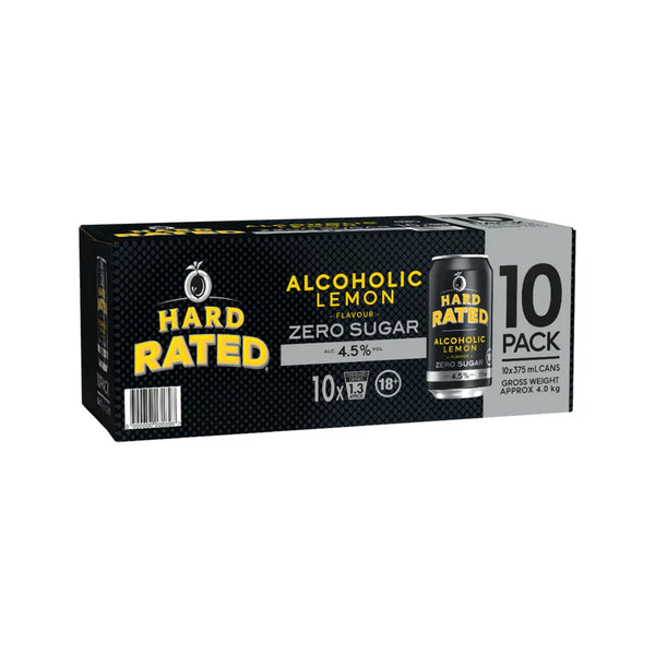 Hard Rated No Sugar 10 Pack Can 375mL