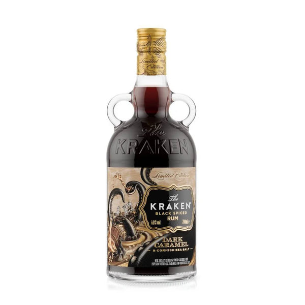 Kraken Black Dark Caramel and Cornish Sea Salt Spiced Rum 700ml