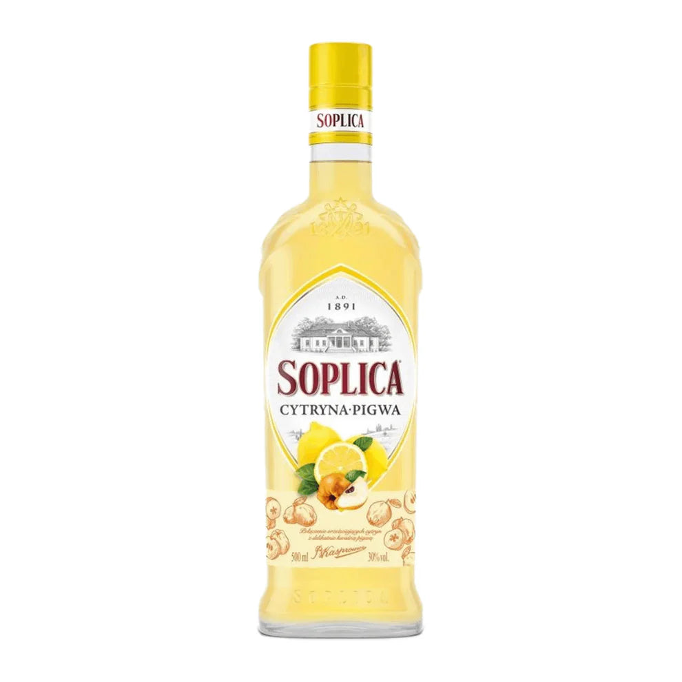 Soplica Cytryna - Pigwa (Lemon & Quince) Flavoured Vodka Liqueur 500ml