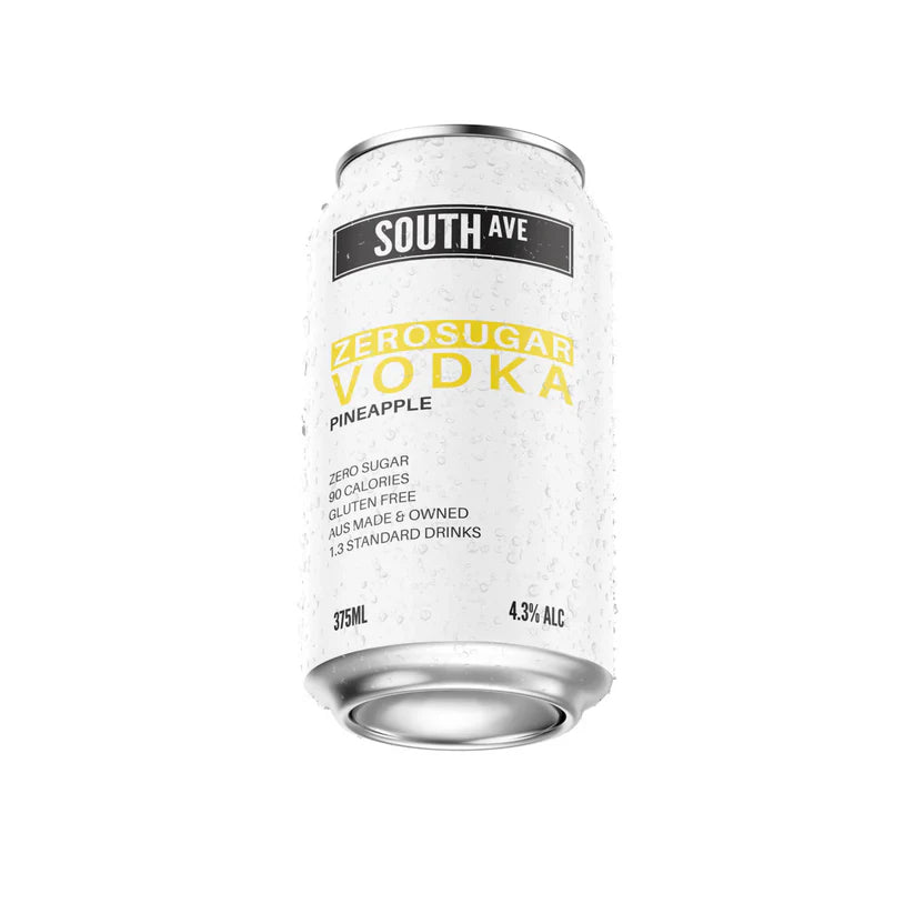 South Ave Vodka Pineapple Can 375mL