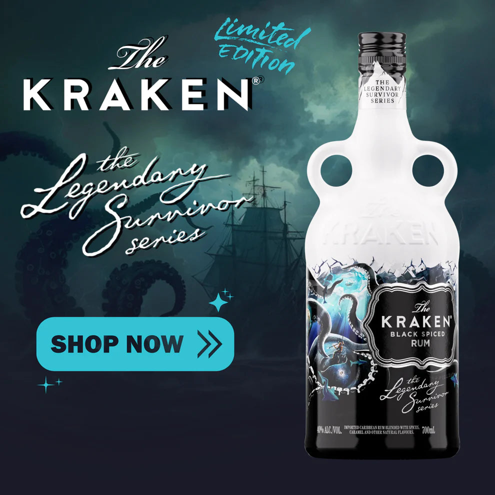 The Kraken Black Spiced Rum Legendary Survivor Series Limited Edition 700ml