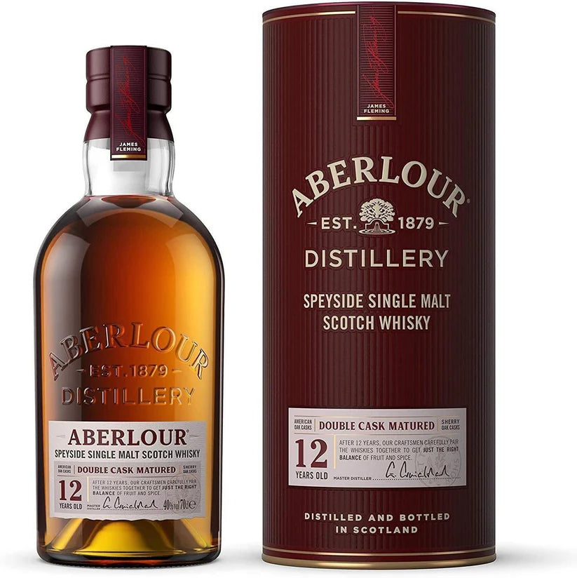 Aberlour 12 Year Old Double Cask Single Malt Scotch Whisky 700mL
