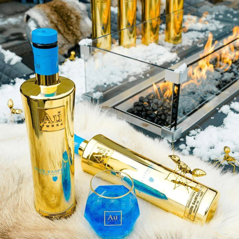 AU Vodka Blue Raspberry 700ml