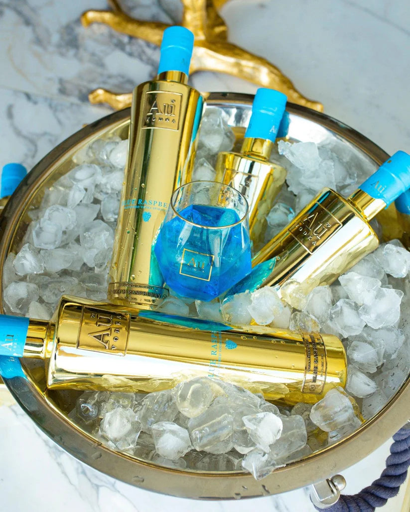 AU Vodka Blue Raspberry 700ml