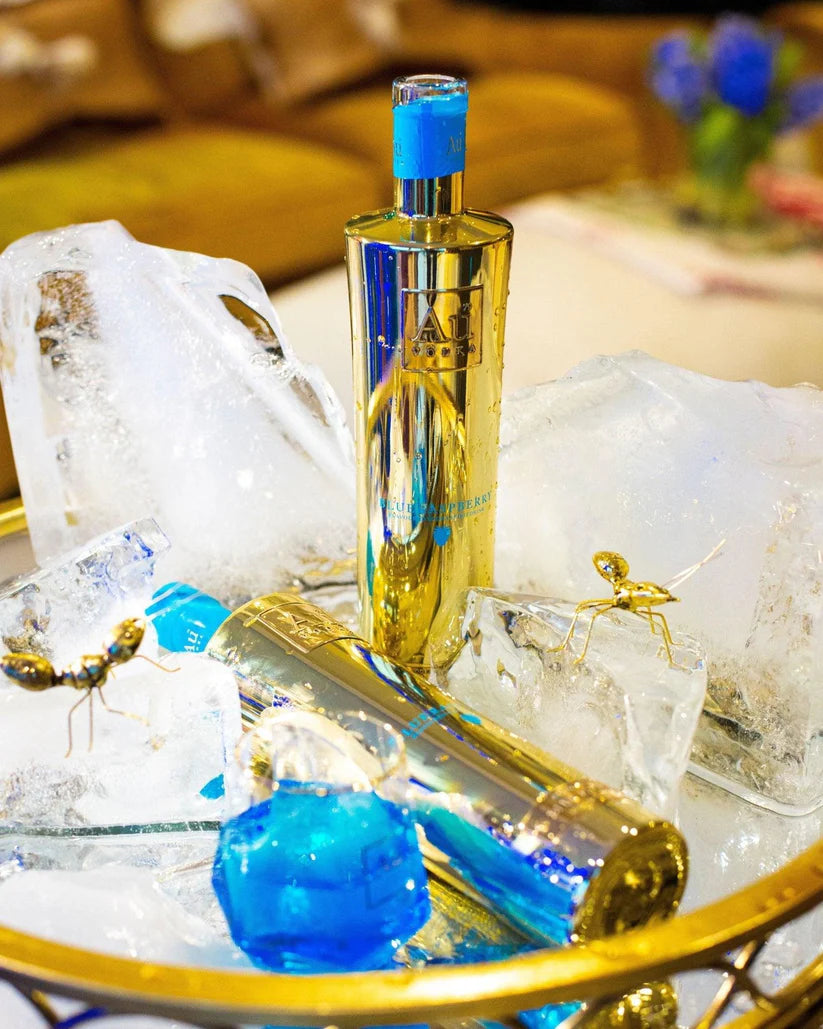 AU Vodka Blue Raspberry 700ml