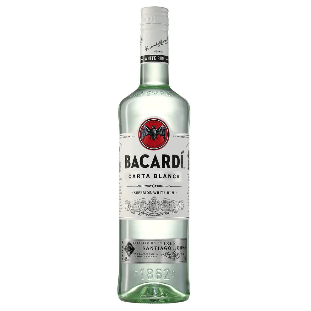 Bacardi Carta Blanca Rum 700mL