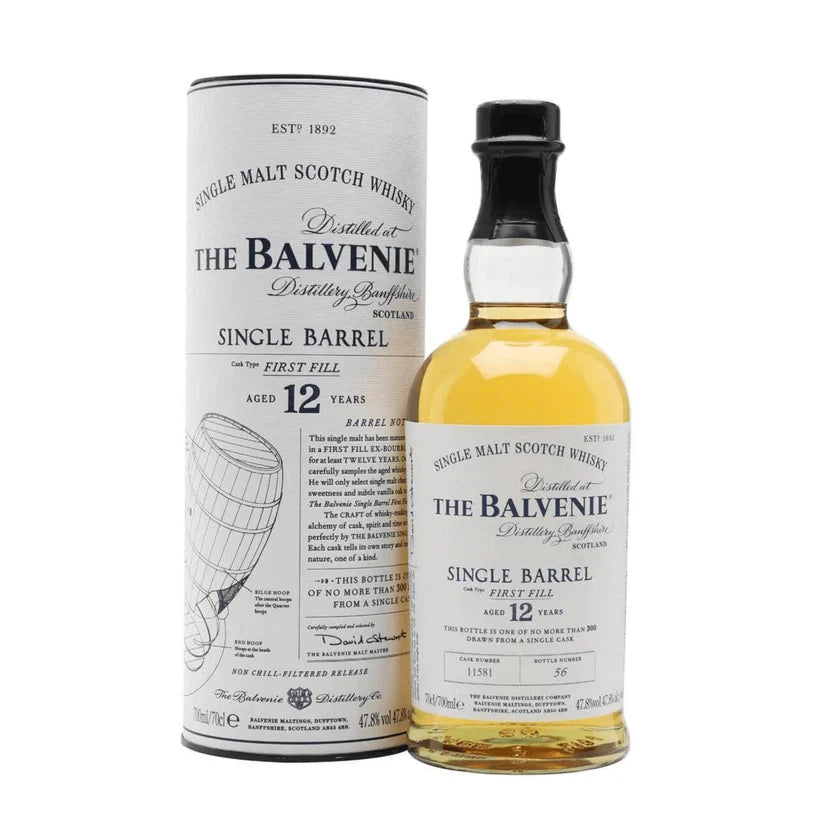 The Balvenie 12 Year Old Single Barrel First Fill 700ml
