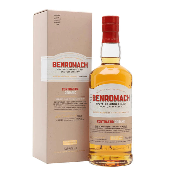 Benromach Contrasts Organic Speyside Single Malt Scotch Whisky 700ml