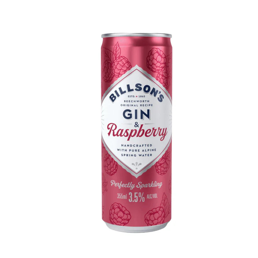 Billson's Gin And Raspberry 355ml