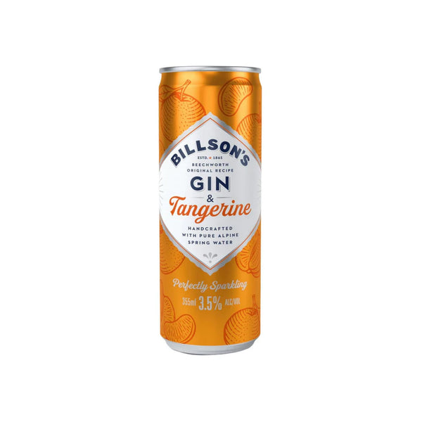 Billson's Gin And Tangerine 355ml