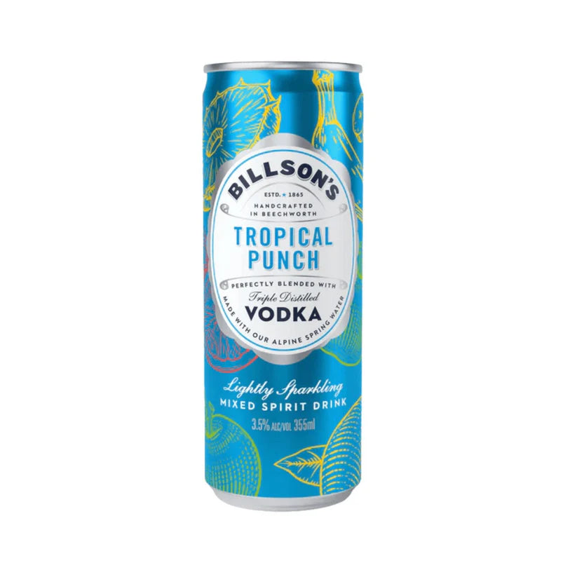 Billson's Vodka With Tropical Punch 355ml