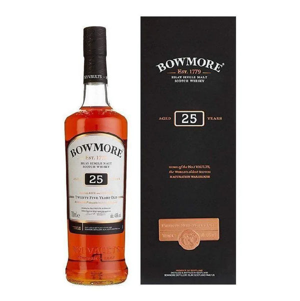 Bowmore 25 Year Old Single Malt Scotch Whisky 700mL
