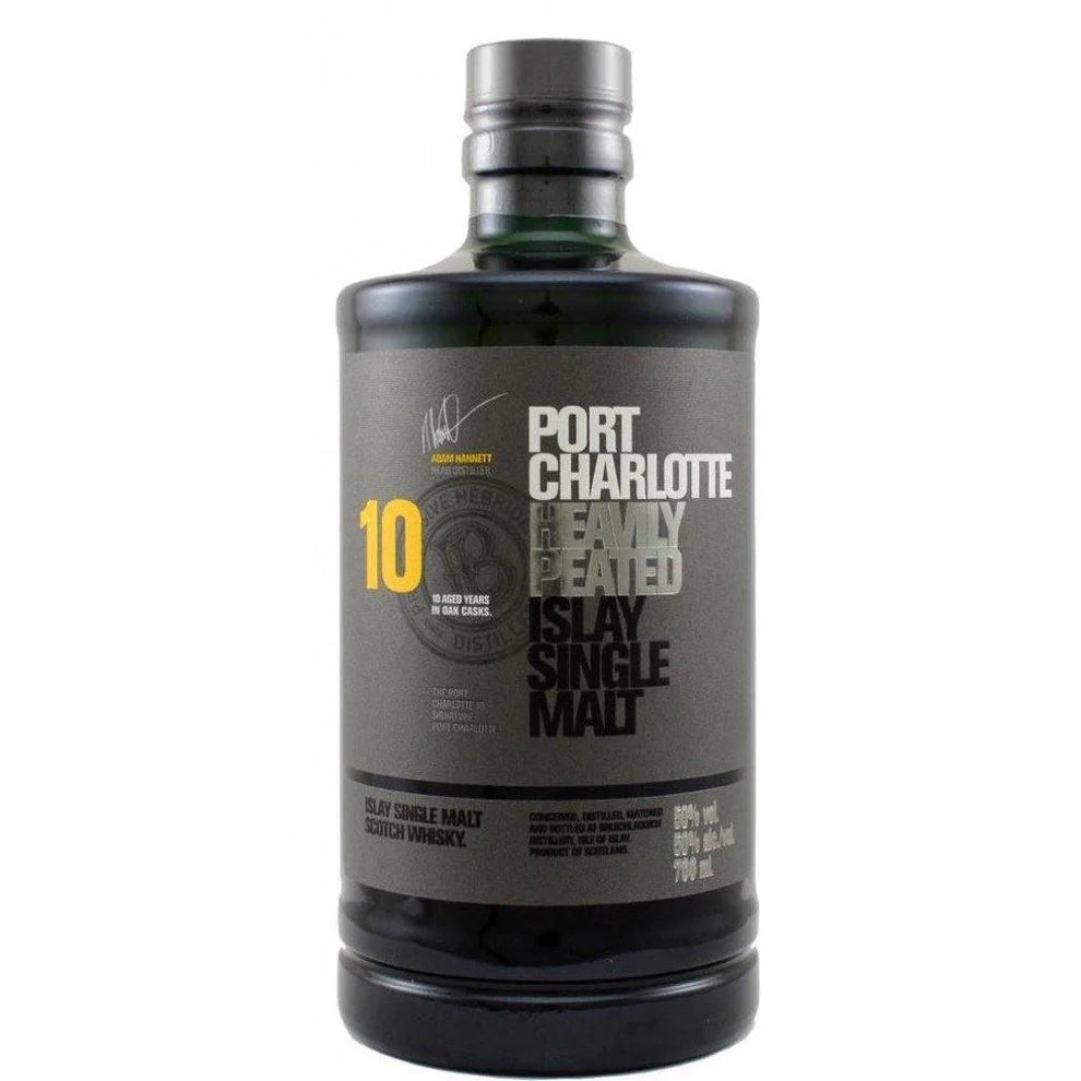 Bruichladdich Port Charlotte 10 Year Old Scotch Whisky 700mL