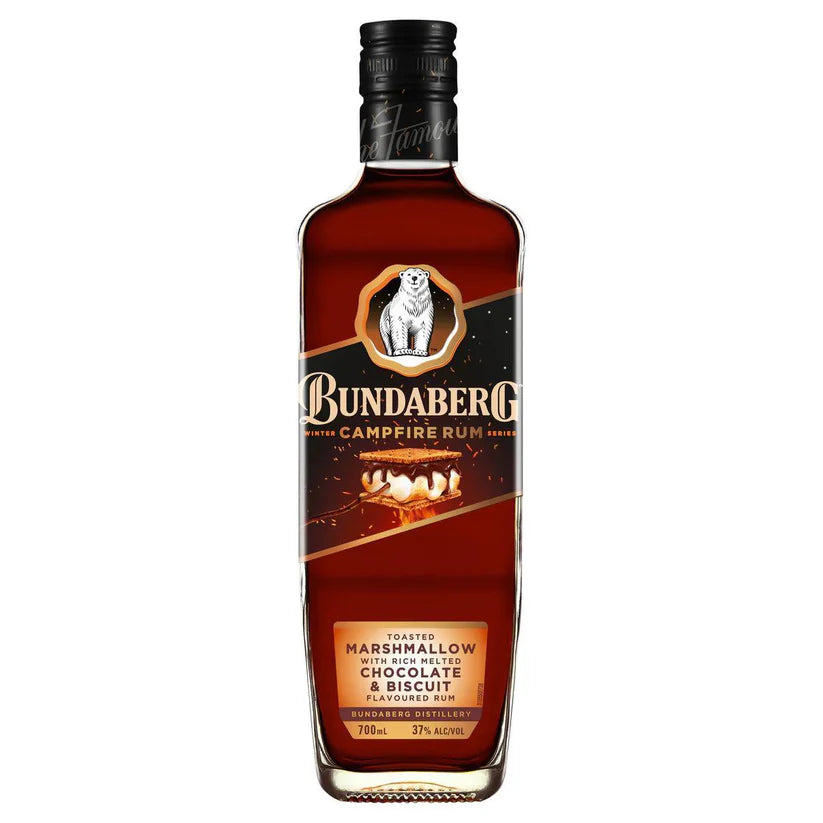 Bundaberg Campfire Rum Toasted Marshmallow, Melted Chocolate & Biscuit 700ml