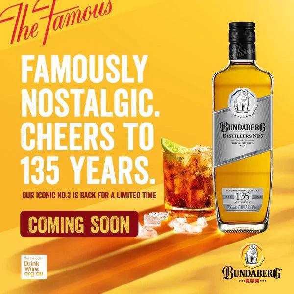 Bundaberg Distillers No.3 Limited Edition Rum 700ml