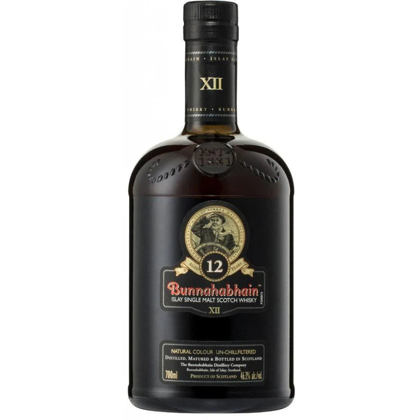 Bunnahabhain 12 Year Old Islay Single Malt Scotch Whisky 700mL