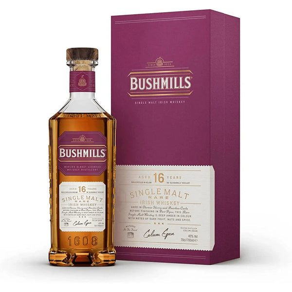 Bushmills 16 Year Old Single Malt Irish Whisky 700ml
