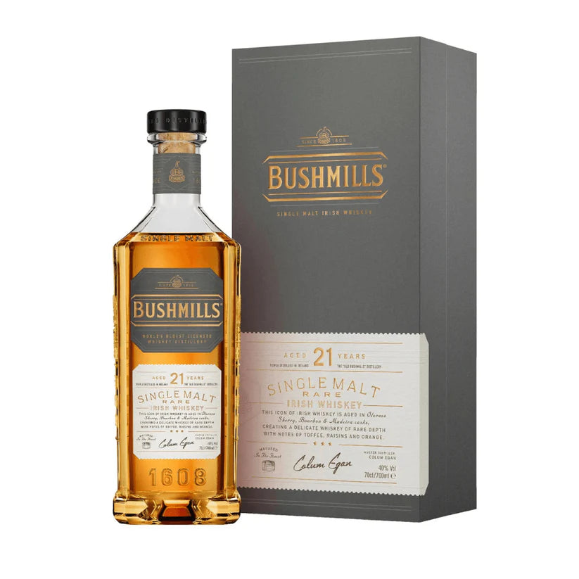 Bushmills 21 Year Old Rare Single Malt Whiskey 700ml