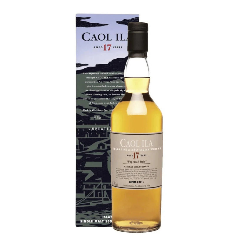 Caol Ila 17 Year Old Unpeated Cask Strength Single Malt Scotch Whisky 700mL