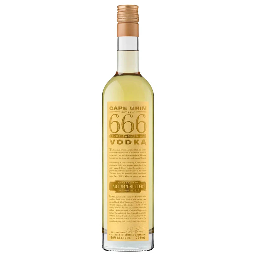 Cape Grim 666 Autumn Butter Vodka 700mL
