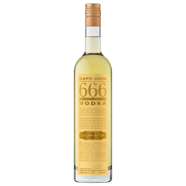 Cape Grim 666 Autumn Butter Vodka 700mL