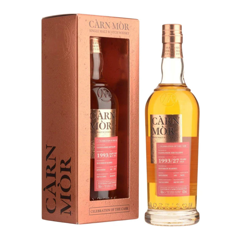 Carn Mor Glenlossie 1993 27YO Cask Strength 47.3% 700ml