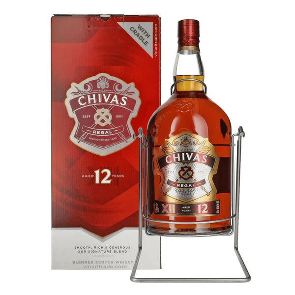 Chivas Regal 12 Year Old Scotch Whisky Cradle 4.5L