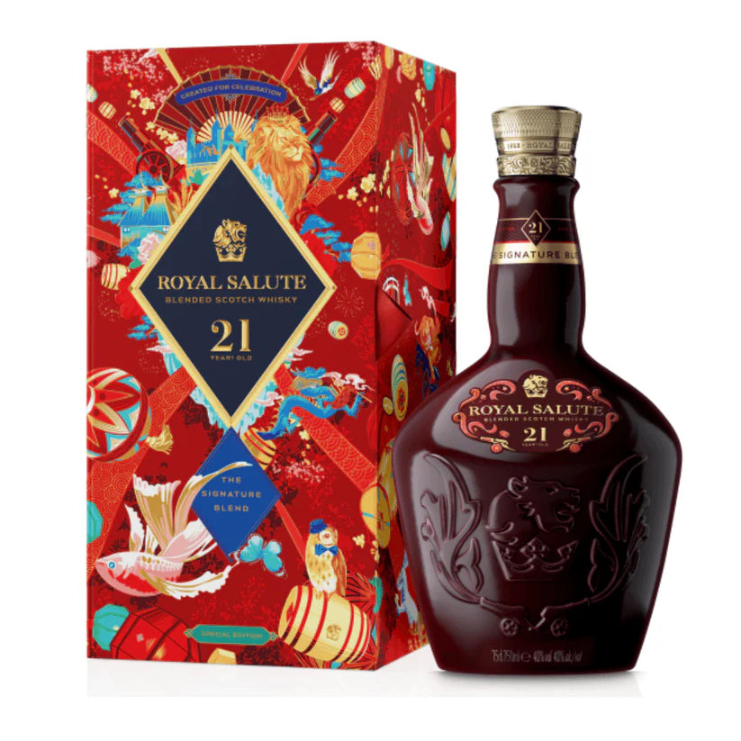 Chivas Regal 21 Year Old 2023 Royal Salute Year Of The Rabbit Whisky 700ml