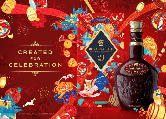 Chivas Regal 21 Year Old 2023 Royal Salute Year Of The Rabbit Whisky 700ml