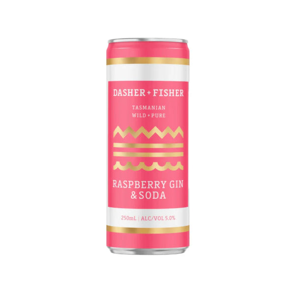 Dasher & Fisher Raspberry Gin & Soda 250ml