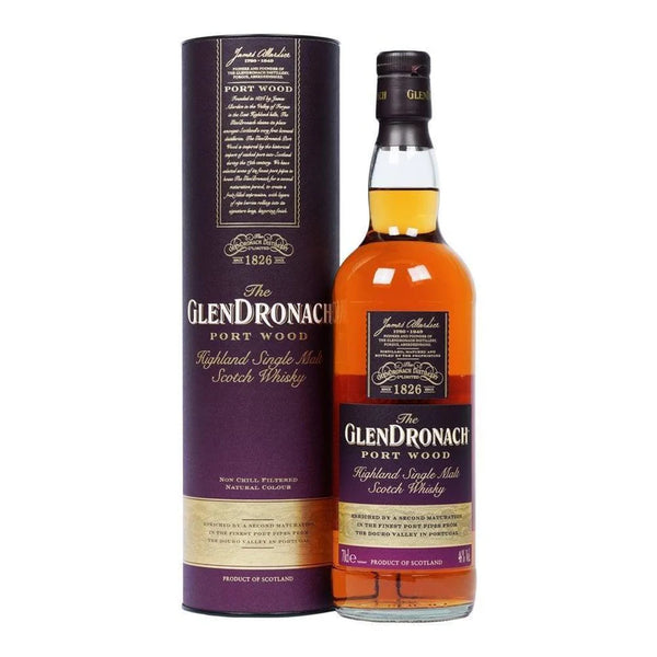 GlenDronach Batch Portwood Single Malt Scotch Whisky 700mL