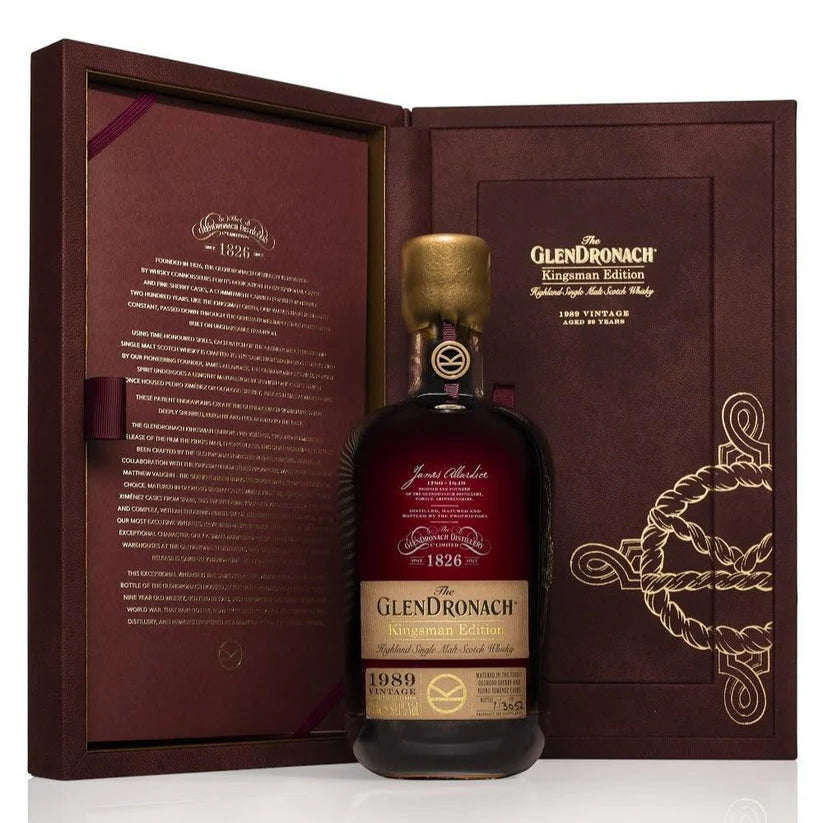 Glendronach Kingsman 1826 Vintage 50.1% 29 Year Scotch Single Malt 700ML
