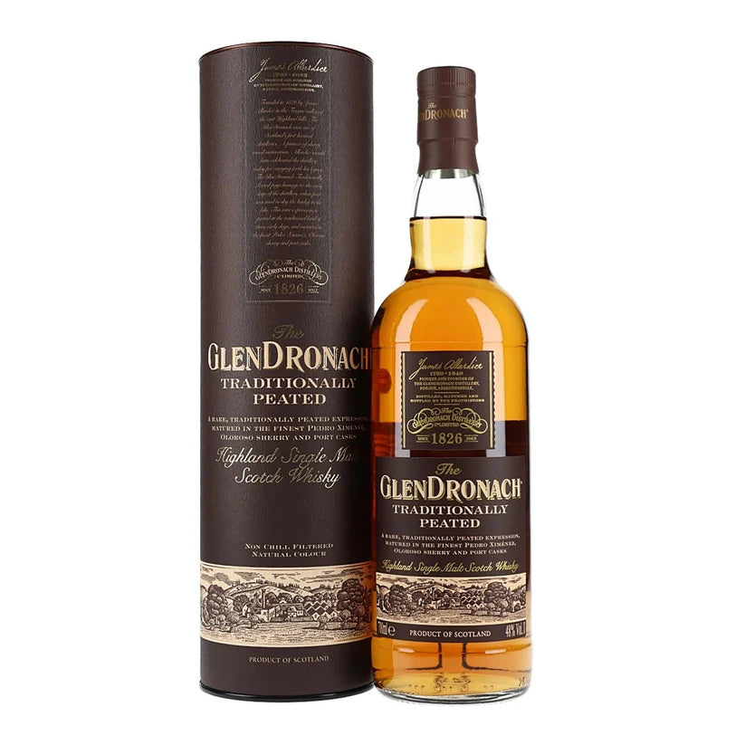 GlenDronach traditionally Peated Single Malt Scotch Whisky 700mL