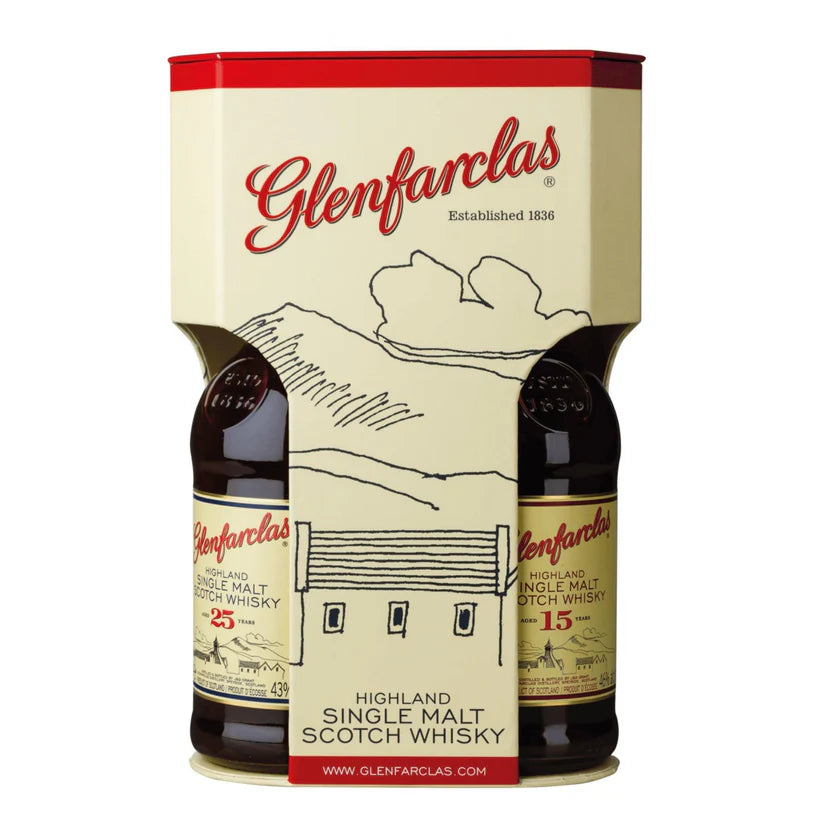 Glenfarclas Trio Gift Pack 3X200ml (15, 21, 25 Year old)