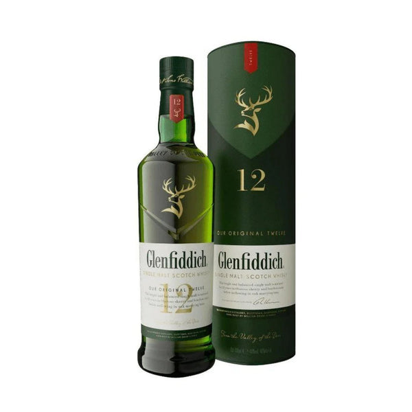 Glenfiddich 12 Year Old Single Malt Scotch Whisky 700mL