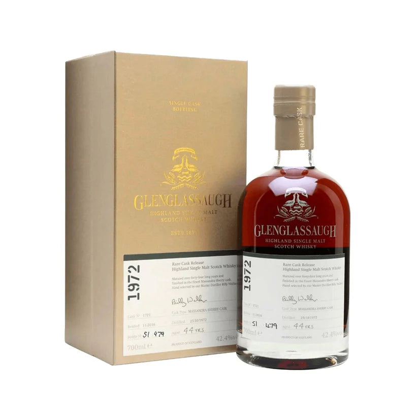 Glenglassaugh 1972 44 Year Old Single Malt Whisky Cask 1721 700mL