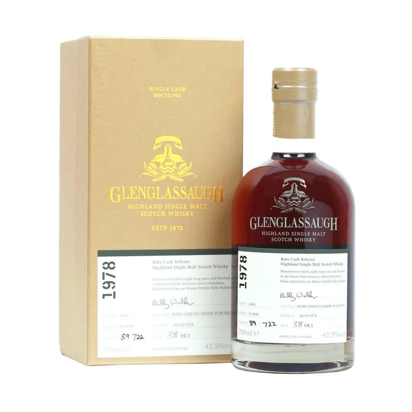 Glenglassaugh 1978 38 Year Old Single Malt Whisky Cask 2343 Batch #3 700mL