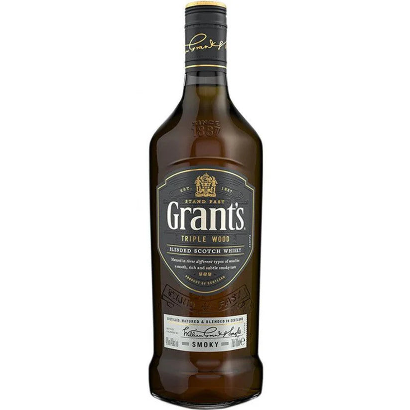 Grant's Triple Wood 'Smoky' Smooth & Fruity Blended Scotch Whisky 700mL