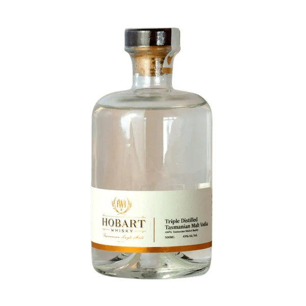 Hobart Whisky Triple Distilled Tasmanian Malt Vodka 500ml